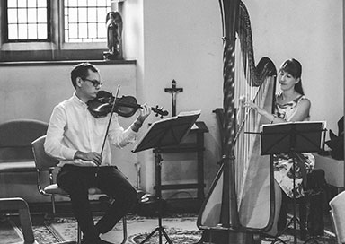 Harp and Violin Duo