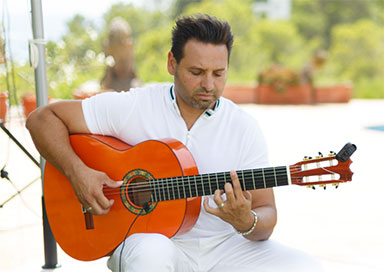 Spanish Guitarist in Ibiza