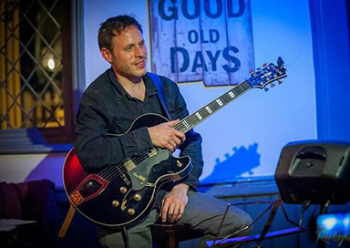 London based Jazz guitarist, offering solo, duo or full band options